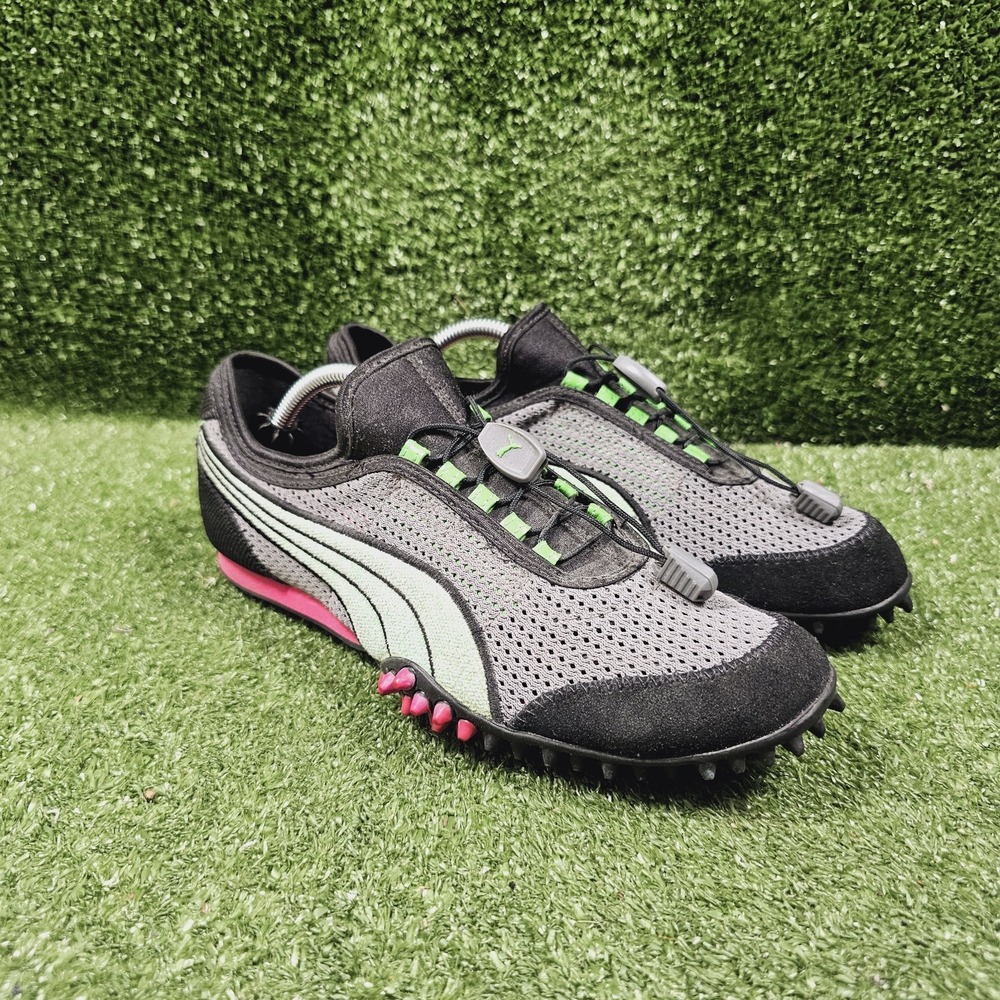 Puma Y2K Grey Pink Athletic Running Workout Sneakers Womens Size US 8.5